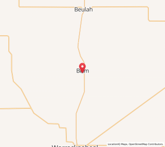 Map of Brim, VictoriaVictoria