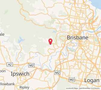 Map of Brookfield, Queensland
