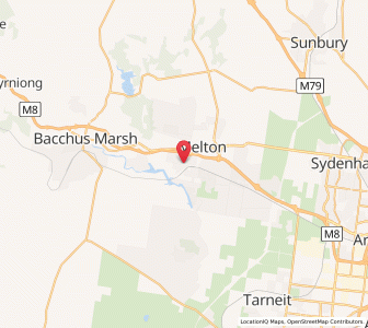 Map of Brookfield, VictoriaVictoria