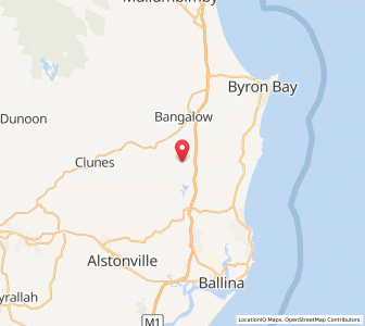 Map of Brooklet, New South Wales
