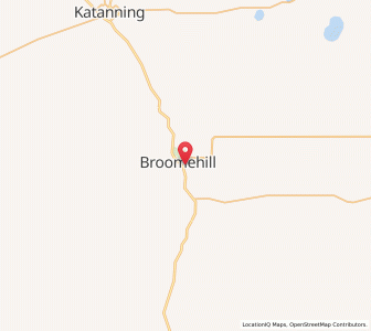 Map of Broomehill, Western Australia
