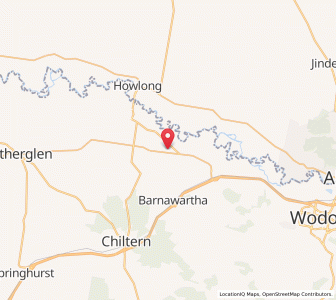 Map of Browns Plains, VictoriaVictoria