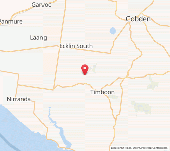 Map of Brucknell, VictoriaVictoria