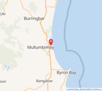 Map of Brunswick Heads, New South Wales