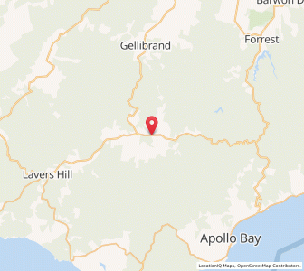 Map of Buchanan, VictoriaVictoria