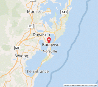 Map of Budgewoi, New South Wales