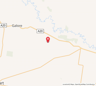 Map of Bulgary, New South Wales