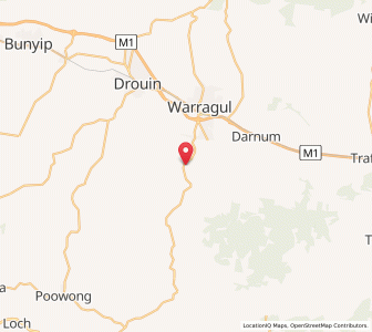 Map of Bulls Swamp, VictoriaVictoria