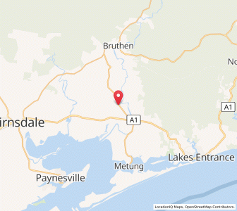 Map of Bumberrah, VictoriaVictoria