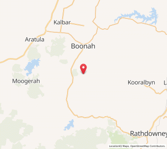 Map of Bunburra, Queensland