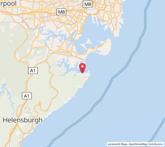 Map of Bundeena, New South Wales