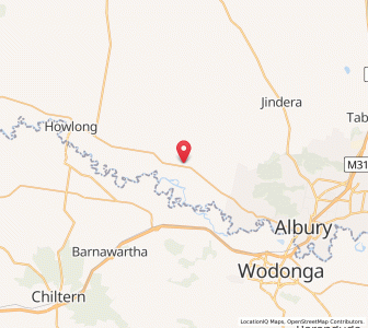 Map of Bungowannah, New South Wales