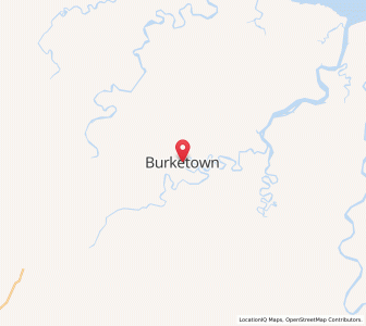 Map of Burketown, Queensland