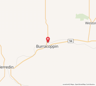 Map of Burracoppin, Western Australia