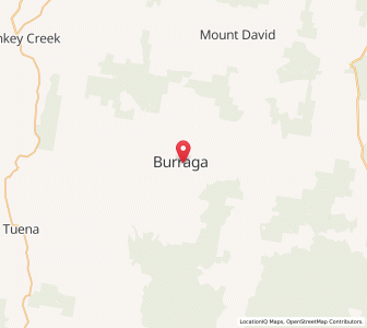 Map of Burraga, New South Wales