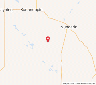 Map of Burran Rock, Western Australia