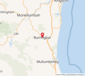 Map of Burringbar, New South Wales