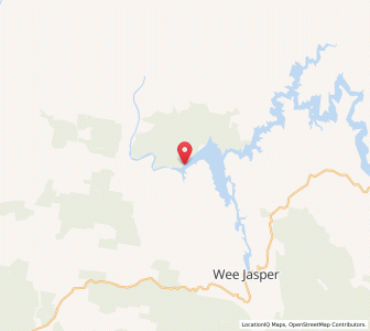 Map of Burrinjuck, New South Wales