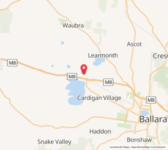 Map of Burrumbeet, VictoriaVictoria