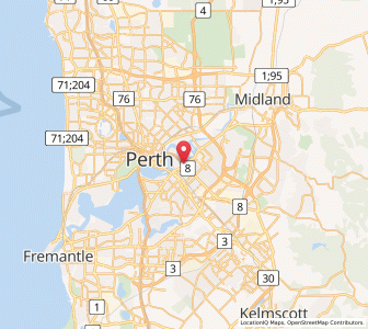 Map of Burswood, Western Australia