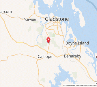 Map of Burua, Queensland