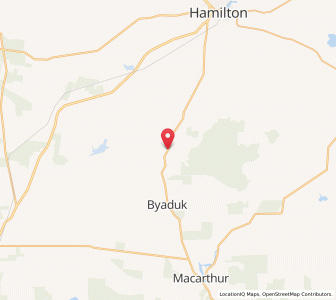 Map of Byaduk North, VictoriaVictoria