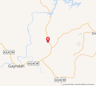 Map of Byrnestown, Queensland