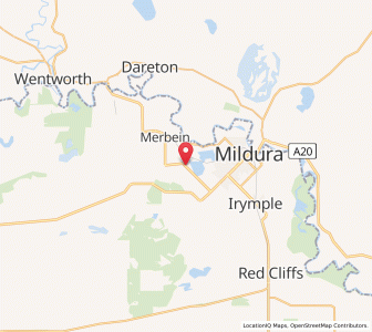 Map of Cabarita, VictoriaVictoria