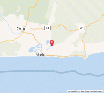 Map of Cabbage Tree Creek, VictoriaVictoria