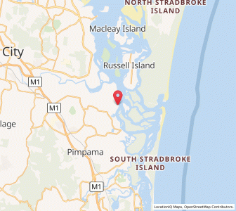 Map of Cabbage Tree Point, Queensland