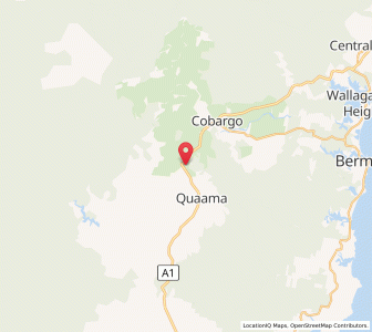 Map of Cadjangarry, New South Wales