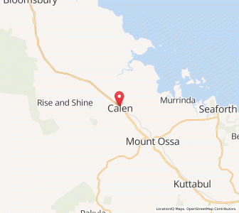 Map of Calen, Queensland