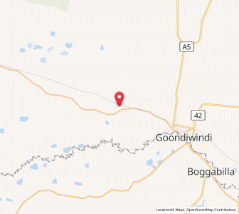 Map of Callandoon North, Queensland