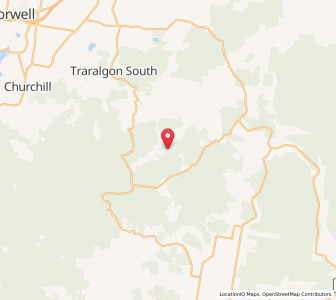 Map of Callignee South, VictoriaVictoria