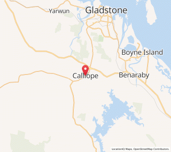 Map of Calliope, Queensland