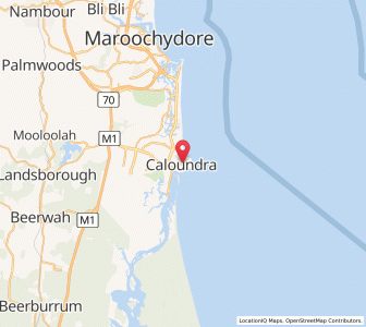 Map of Caloundra, Queensland