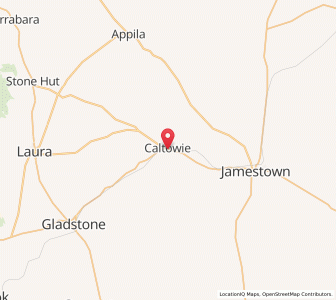 Map of Caltowie, South Australia