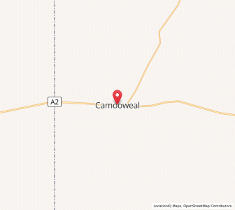 Map of Camooweal, Queensland