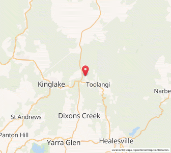 Map of Campbells Creek, VictoriaVictoria