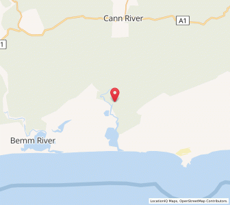 Map of Cann River, VictoriaVictoria