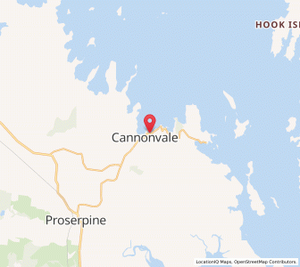 Map of Cannonvale, Queensland
