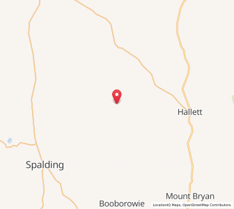 Map of Canowie, South Australia