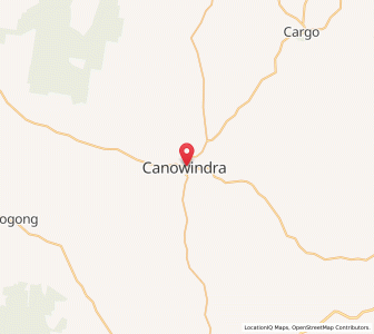 Map of Canowindra, New South Wales