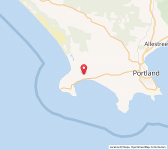 Map of Cape Bridgewater Lower, VictoriaVictoria