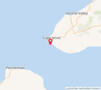 Map of Cape Jervis, South Australia