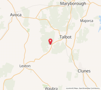 Map of Caralulup, VictoriaVictoria