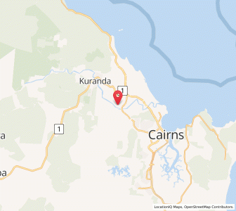 Map of Caravonica, Queensland