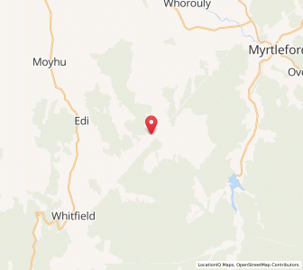 Map of Carboor Upper, VictoriaVictoria