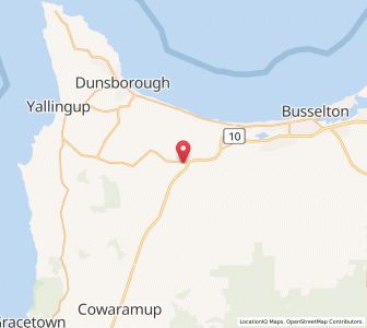 Map of Carbunup, Western Australia