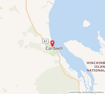 Map of Cardwell, Queensland